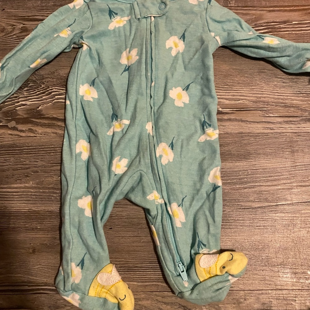 bee footie pajamas